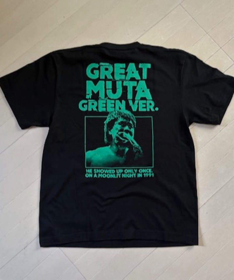 グレートムタ　Tシャツ グレート・ムタ「GREEN MUTA」Tシャツ | KEIJI MUTO OFFICIAL SHOP
