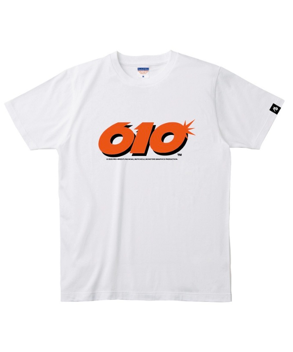 武藤敬司「610」Tシャツ（白） | KEIJI MUTO OFFICIAL SHOP
