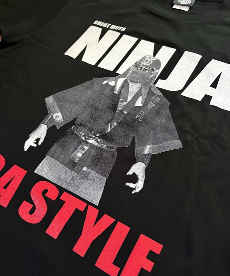 グレート・ムタ「IGA STYLE」Tシャツ（黒） | KEIJI MUTO OFFICIAL