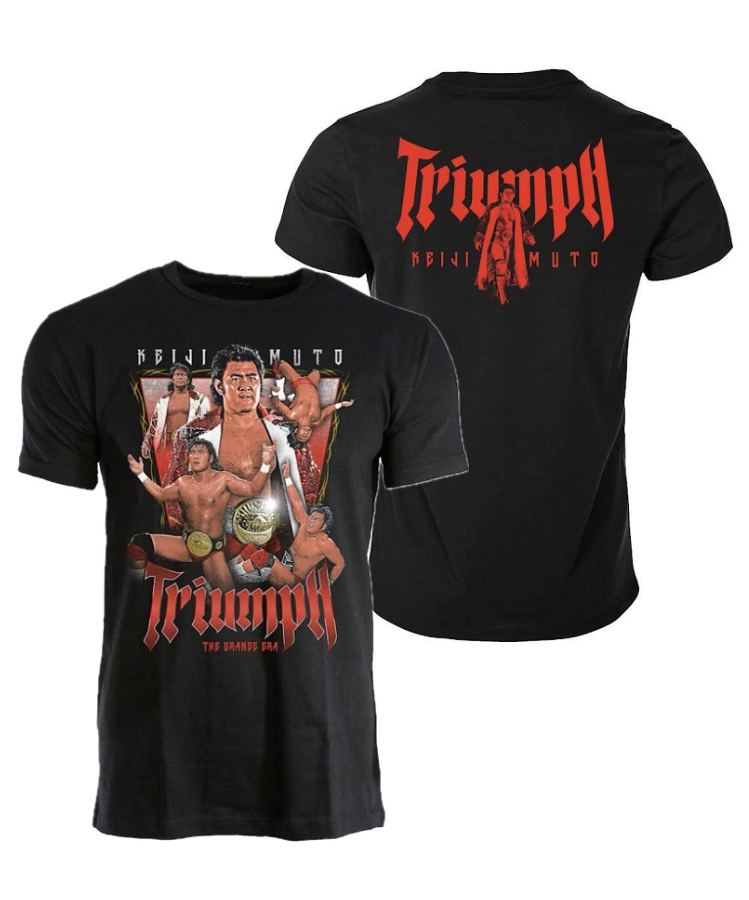 【新品】武藤 敬司 トライアンフTシャツ （激レア・白）XXL 新品】武藤 敬司 トライアンフTシャツ （激レア・白）XXL 武藤