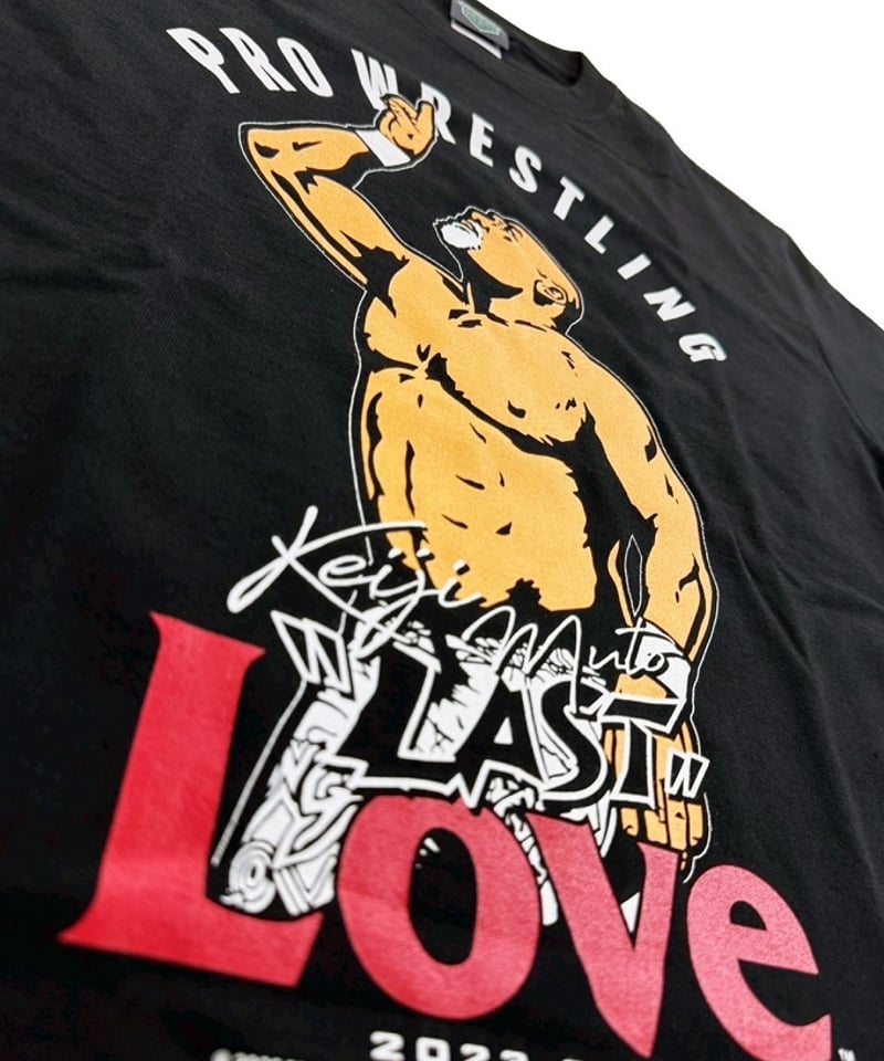 武藤敬司「LOVE」イラストTシャツ | KEIJI MUTO OFFICIAL SHOP