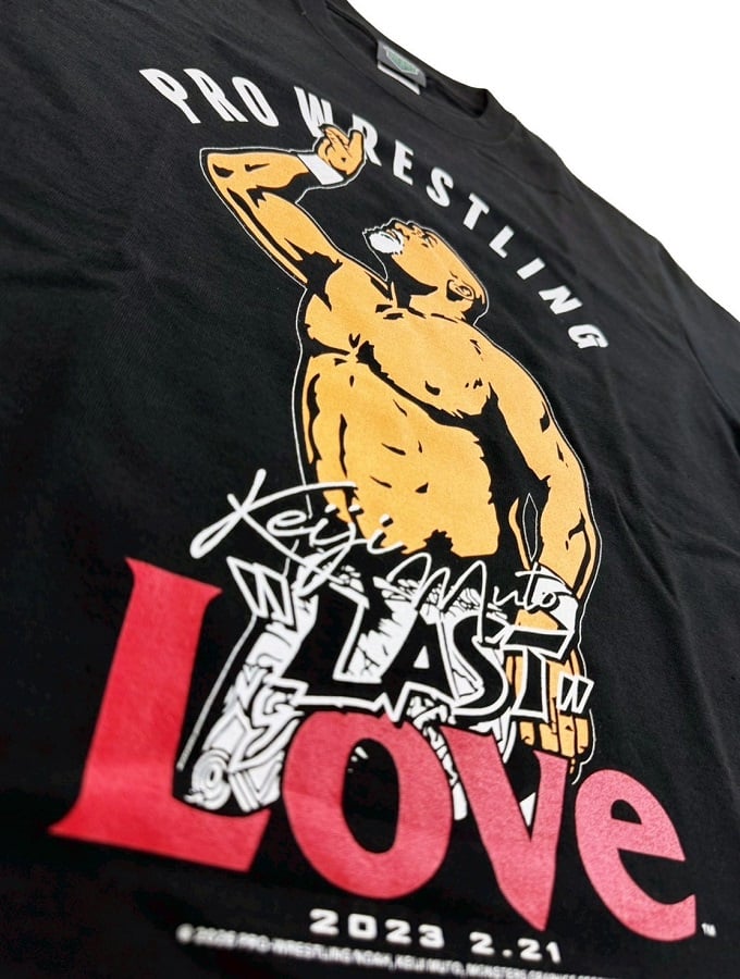 武藤敬司「LOVE」イラストTシャツ | KEIJI MUTO OFFICIAL SHOP