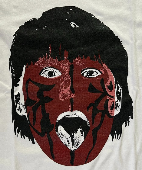 激レア　グレートムタ Tシャツ　青ペイント　新日本プロレス 激レア グレートムタ Tシャツ 青ペイント 新日本プロレス