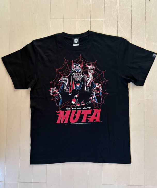グレート・ムタ「1996頭巾ver.」イラストTシャツ | KEIJI MUTO OFFICI