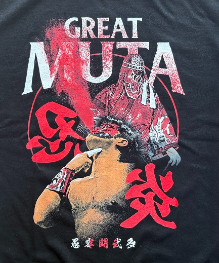 グレート・ムタ Tシャツ Noah 新日本プロレス 武藤敬司 武藤ベアー 毒霧 グレート・ムタ Tシャツ 新日本 プロレスリングノア 武藤敬司