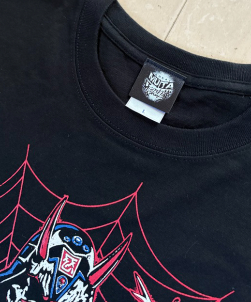 グレート・ムタ「1996頭巾ver.」イラストTシャツ | KEIJI MUTO OFFICI
