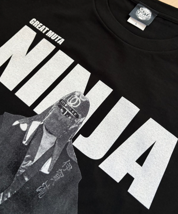 グレート・ムタ「IGA STYLE」Tシャツ（黒） | KEIJI MUTO OFFICIAL