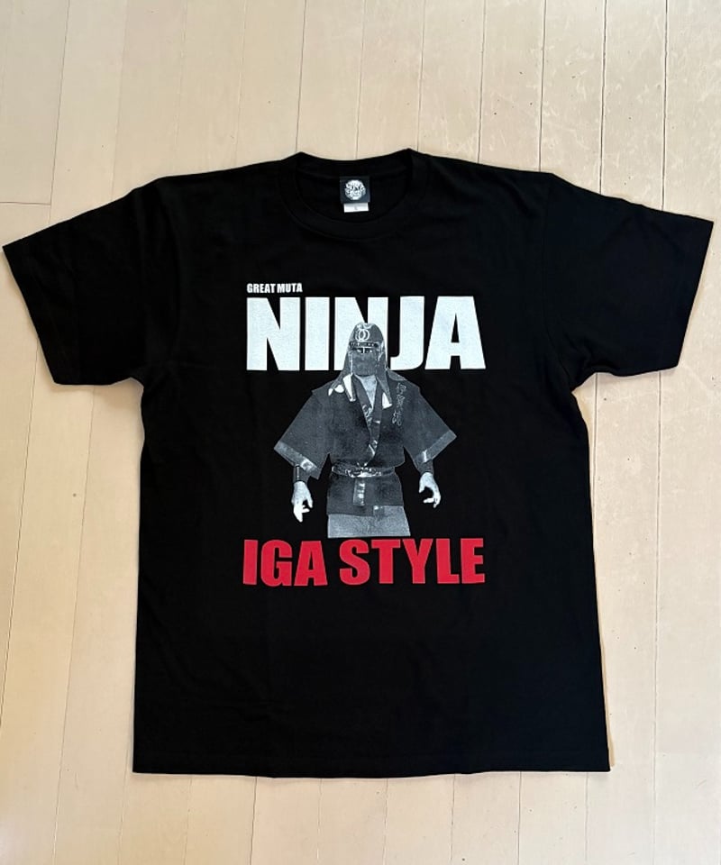 グレート・ムタ「IGA STYLE」Tシャツ（黒） | KEIJI MUTO OFFICIAL