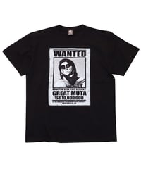 グレート・ムタ「WANTED」Tシャツ（黒）