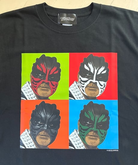 TWOPLATOONS×グレート・ムタ2025「FACES」Tシャツ（黒）