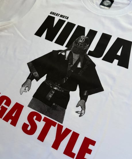 グレート・ムタ「IGA STYLE」Tシャツ（白）