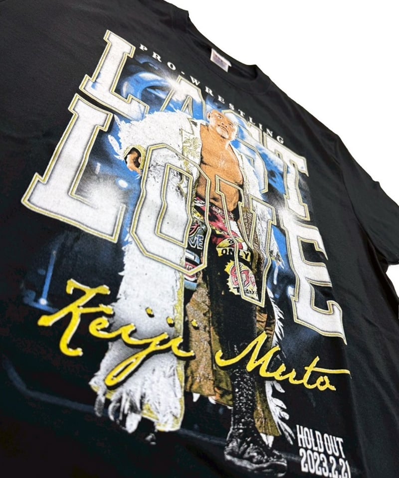 武藤敬司「LAST LOVE」イラストTシャツ | KEIJI MUTO OFFICIAL SHOP