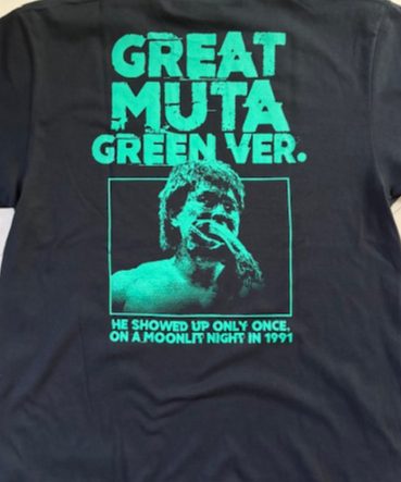 グレート・ムタ「GREEN MUTA」Tシャツ | KEIJI MUTO OFFICIAL SHOP