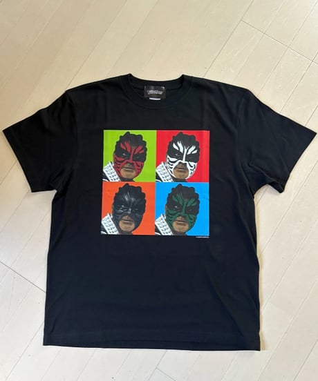 TWOPLATOONS×グレート・ムタ2025「FACES」Tシャツ（黒）