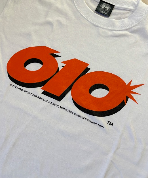 武藤敬司「610」Tシャツ（白） | KEIJI MUTO OFFICIAL SHOP