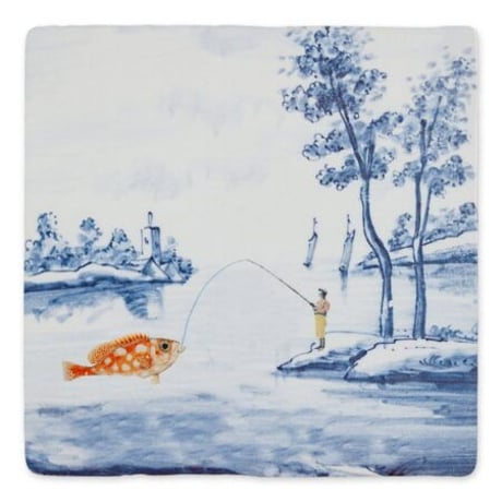 セラミックタイル -CATCHING THE BIG FISH-