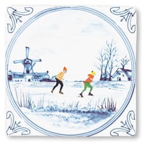 セラミックタイル -Dutch winter-