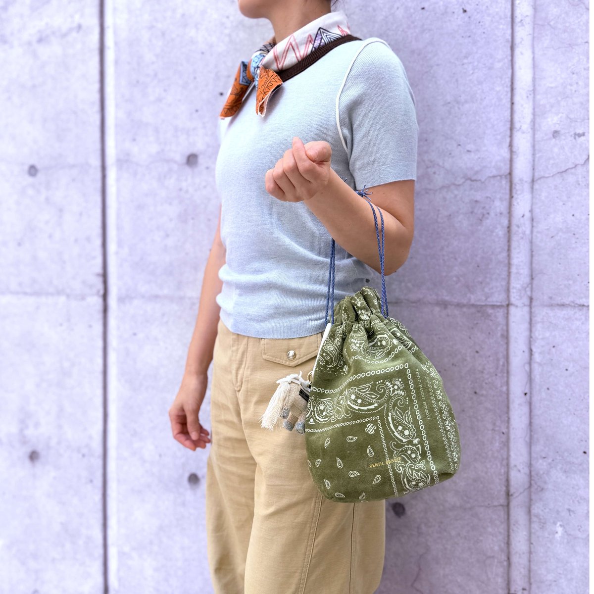 GENTIL BANDIT スエード巾着バッグ | Demodee Official Onli