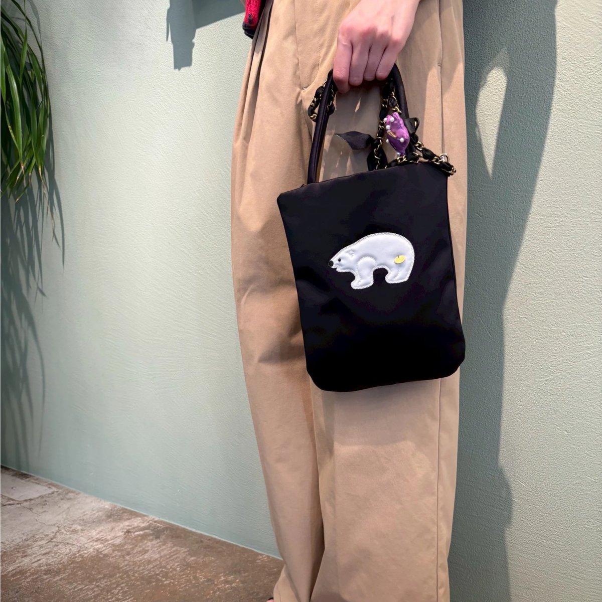 専用　Demodee アップリケ　サテントートバッグ　DOG 25ABG02-S 【NEWモデル】 | Demodee Official Online Store