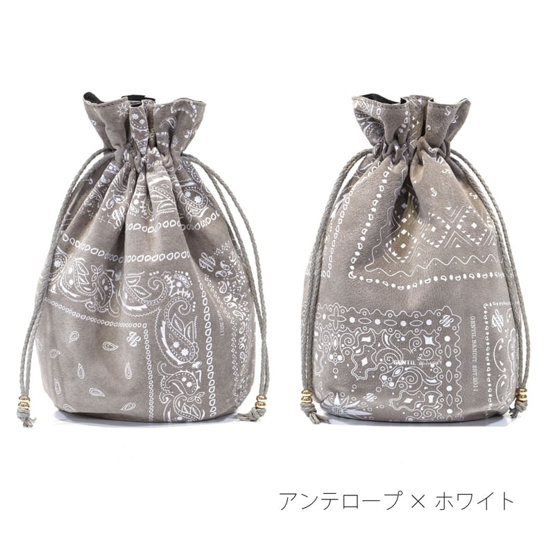 GENTIL BANDIT スエード巾着バッグ GENTIL BANDIT スエード巾着バッグ|GENTIL BANDIT 公式