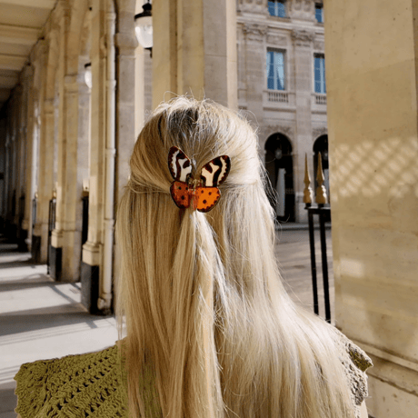 ヘアクリップ -TIGER MOTH-
