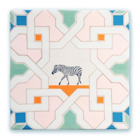 セラミックタイル -SPOTTED A ZEBRA-