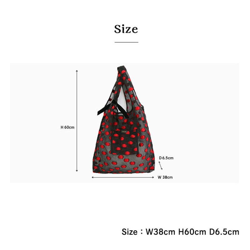 Dot market bag(L) | Demodee Official Online Store