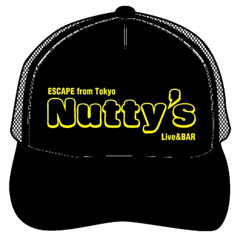 スコッテイキャメロン黒のメッシュキャップ オレンジロゴ付き