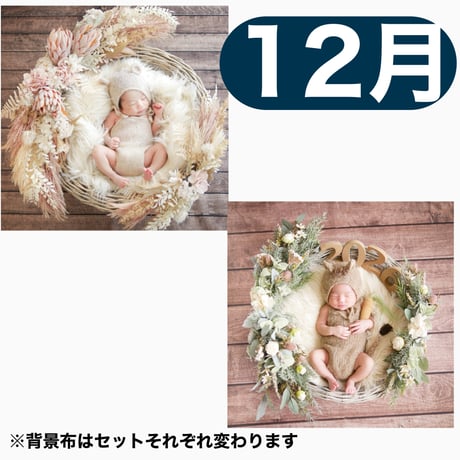 返送料別途負担【12月予定日の方事前予約枠】スモーキーオレンジスワッグ＆2wayスワッグ〈NB〉
