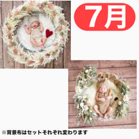 返送料別途負担【7月予定日の方事前予約】ドライピンクリース ＆2wayスワッグ〈NB〉