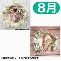 返送料別途負担【8月予定日の方事前予約】パンパスホワイトリース ＆2wayスワッグ〈NB〉