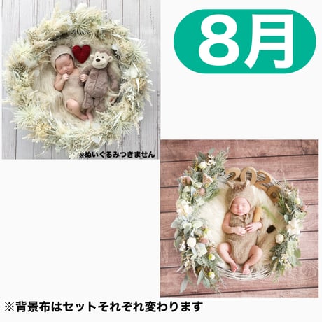 返送料別途負担【8月予定日の方事前予約】パンパスホワイトリース ＆2wayスワッグ〈NB〉