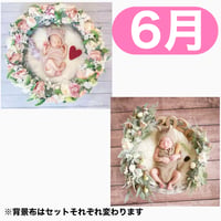 返送料別途負担【6月予定日の方事前予約枠】ゆめかわリース＆2wayスワッグ〈NB〉