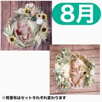 返送料別途負担【8月予定日の方事前予約枠】シャビーサンフラワー＆2wayスワッグ〈NB〉