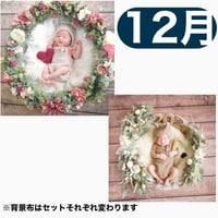 返送料別途負担【12月予定日の方事前予約枠】くすみアンティークのリース ＆2wayスワッグ〈NB〉
