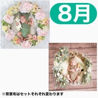返送料別途負担【8月予定日の方事前予約枠】ユニコーンのパステルフラワーリース ＆2wayスワッグ〈NB〉