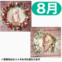 返送料別途負担【8月予定日の方事前予約枠】白雪姫風リース＆2wayスワッグ〈NB〉