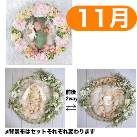 【ニューボーンフォト】写真撮影用フラワーリース ニューボーンフォト撮影用フラワーリース