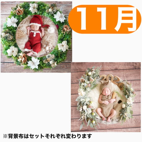 返送料別途負担【11月予定日の方事前予約枠】着せ替えホワイトポインセチアリース&2wayスワッグ〈NB〉