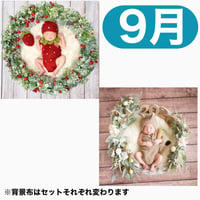 返送料別途負担【9月予定日の方事前予約枠】いちご衣装のいちごベリーリース＆2wayスワッグ〈NB〉