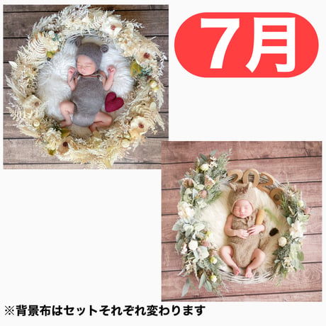 返送料別途負担【7月予定日の方事前予約枠】パームフラワーリース＆2wayスワッグ〈NB〉