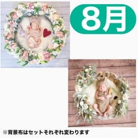 返送料別途負担【8月予定日の方事前予約枠】ゆめかわリース＆2wayスワッグ〈NB〉