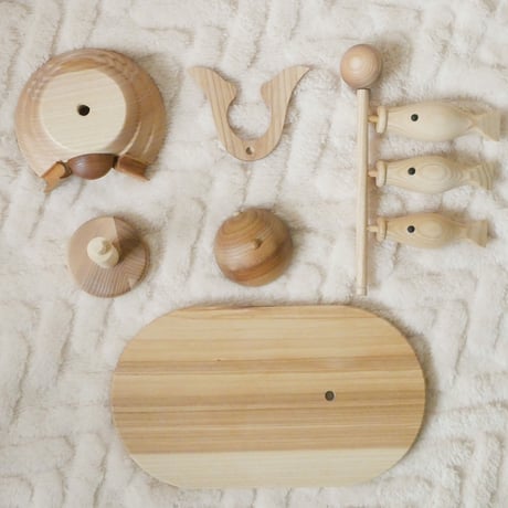 即納！13時まで当日発送〈節句販売商品〉Wooden KABUTO & KOINOBORI