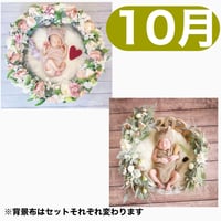 返送料別途負担【10月予定日の方事前予約枠】ゆめかわリース＆2wayスワッグ〈NB〉