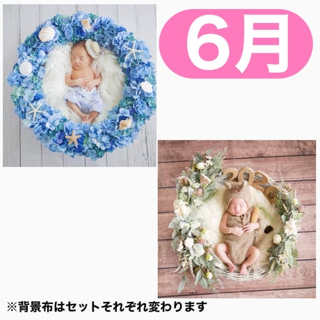 返送料別途負担【6月予定日の方事前予約枠】マーメイドリース&2wayスワッグ〈NB〉