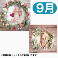 返送料別途負担【9月予定日の方事前予約枠】くすみアンティークのリース ＆2wayスワッグ〈NB〉