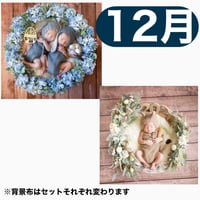 返送料別途負担【12月予定日の方事前予約枠】アンティークアジサイリース ＆2wayスワッグ〈NB〉