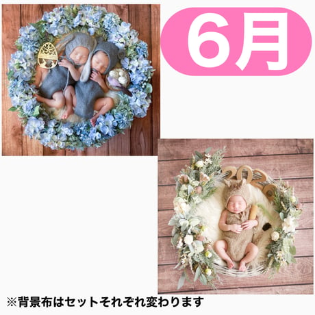 返送料別途負担【6月予定日の方事前予約枠】アンティークアジサイリース ＆2wayスワッグ〈NB〉