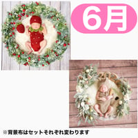 返送料別途負担【6月予定日の方事前予約枠】いちご衣装のいちごベリーリース＆2wayスワッグ〈NB〉