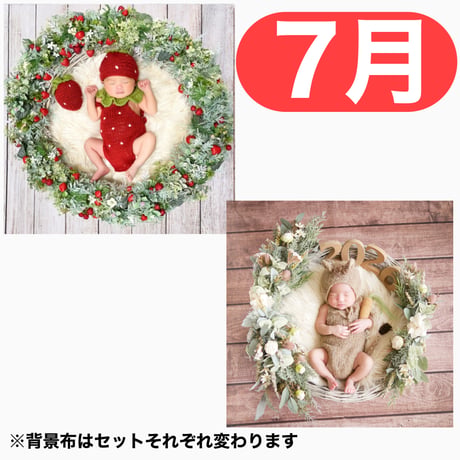 返送料別途負担【7月予定日の方事前予約枠】いちご衣装のいちごベリーリース＆2wayスワッグ〈NB〉